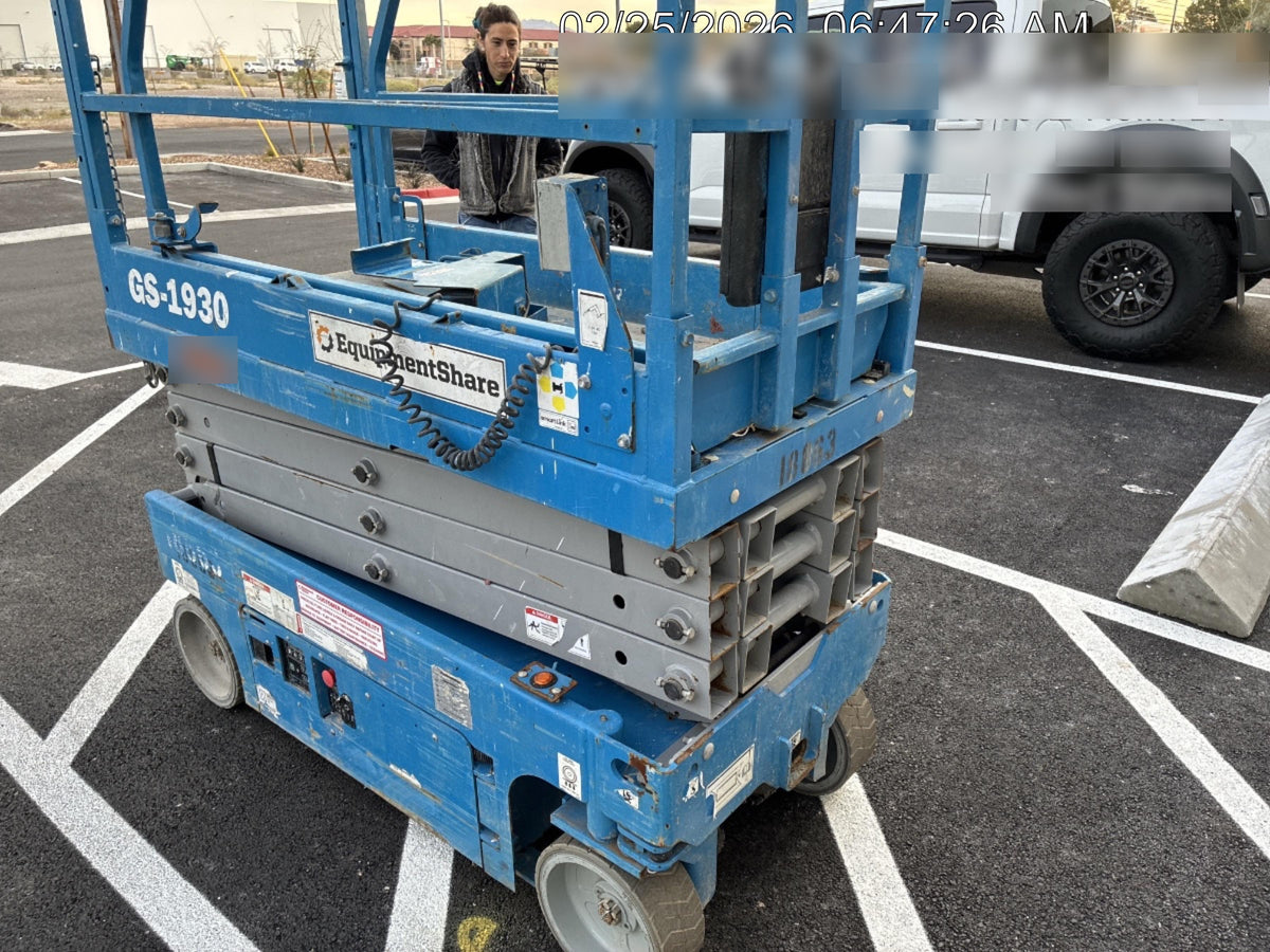 2018 Genie GS-1930 Genie GS-1930 Scissor Lift w/Standard Options