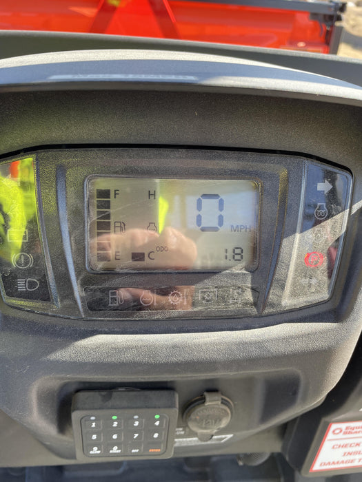 2022 Kubota RTV-X1140W-H Plastic Canopy, Windshield Acrylic Clear, LED Strobe Light, Wire Harness Kit, Back up Alarm