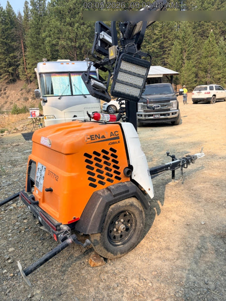 2023 Generac MLT2 Diesel, Flex Switch 120V Input, Powerzone Controller, 
(4) 320W LED Lights, 4kW Generator, 39.9 Gal Fuel Tank, 2" Ball, T3