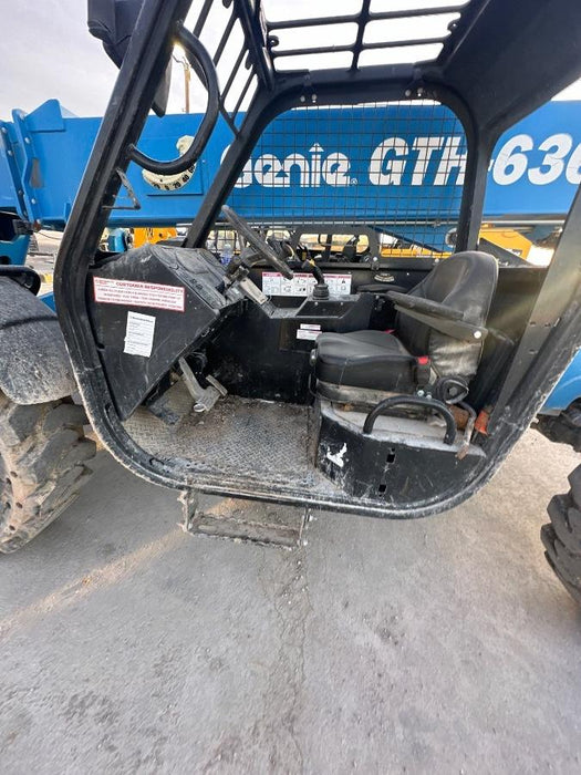 2018 Genie GTH-636 Genie GTH-636 w/Open ROPS, Solid Tires, Work Light/Beacon, 48" Carriage and Forks