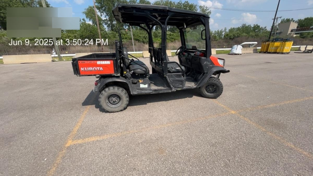 Kubota RTV-X1140W-H 4WD, LED Strobe, Windshield Acrylic Clear, Plastic Canopy, Wire Harness Kit, Backup Alarm