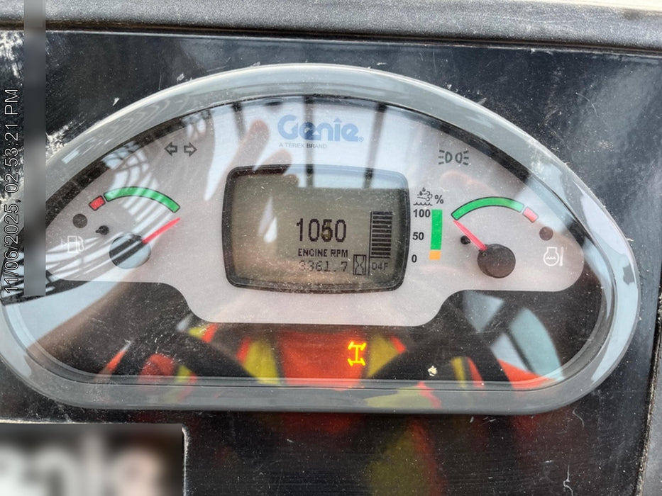 2018 Genie GTH-1056 Genie GTH-1056 w/Enclosed Cab w/HVAC, Work Lights, Solid Tires, Beacon, 60" Carriage and Forks