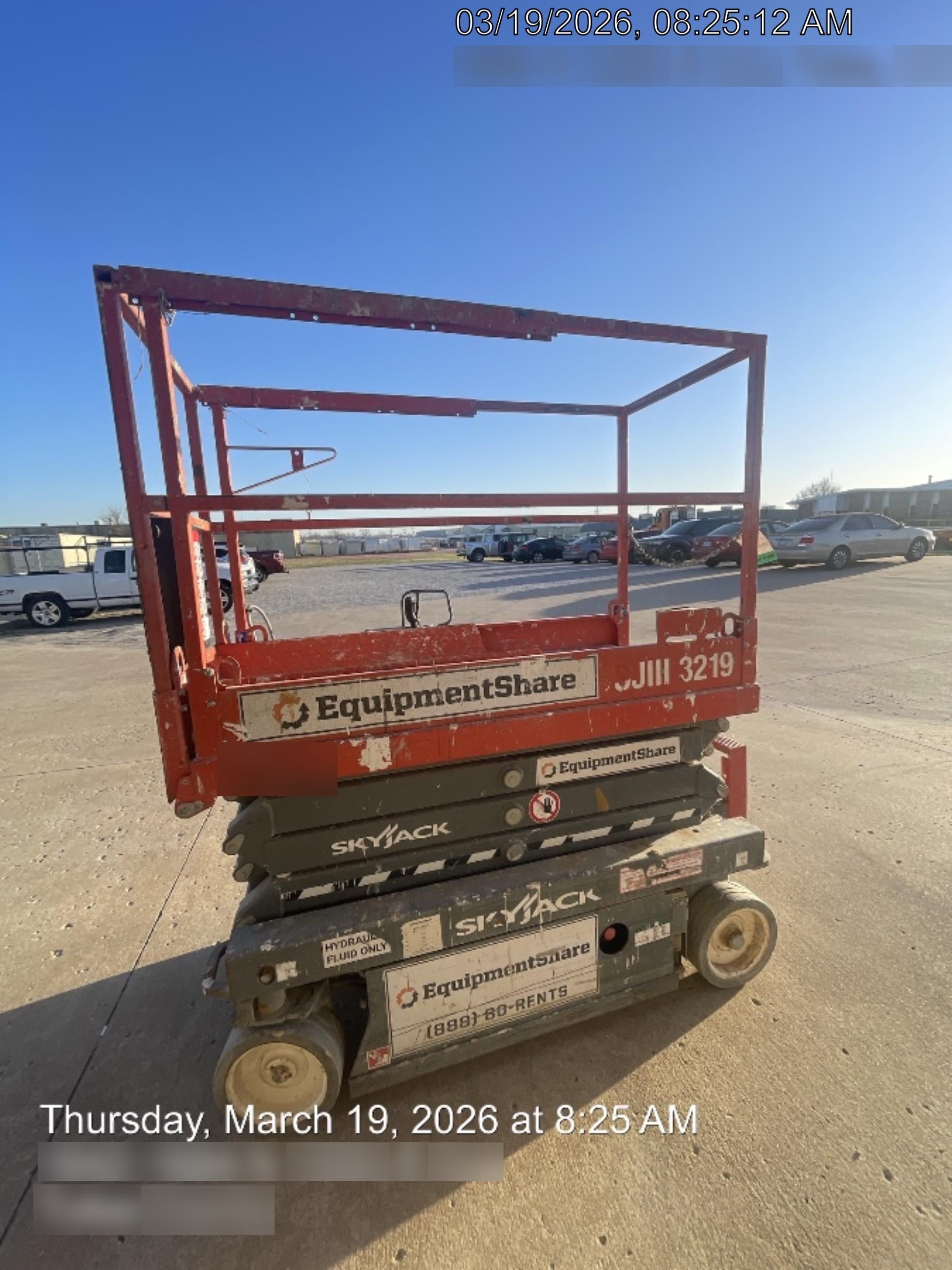 2019 Skyjack SJIII-3219 Standard w/Trojan Batteries