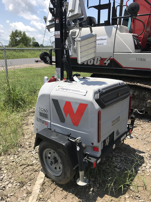2019 Wacker Neuson LTV6K-LED Standard LED Towable Light Tower w/None