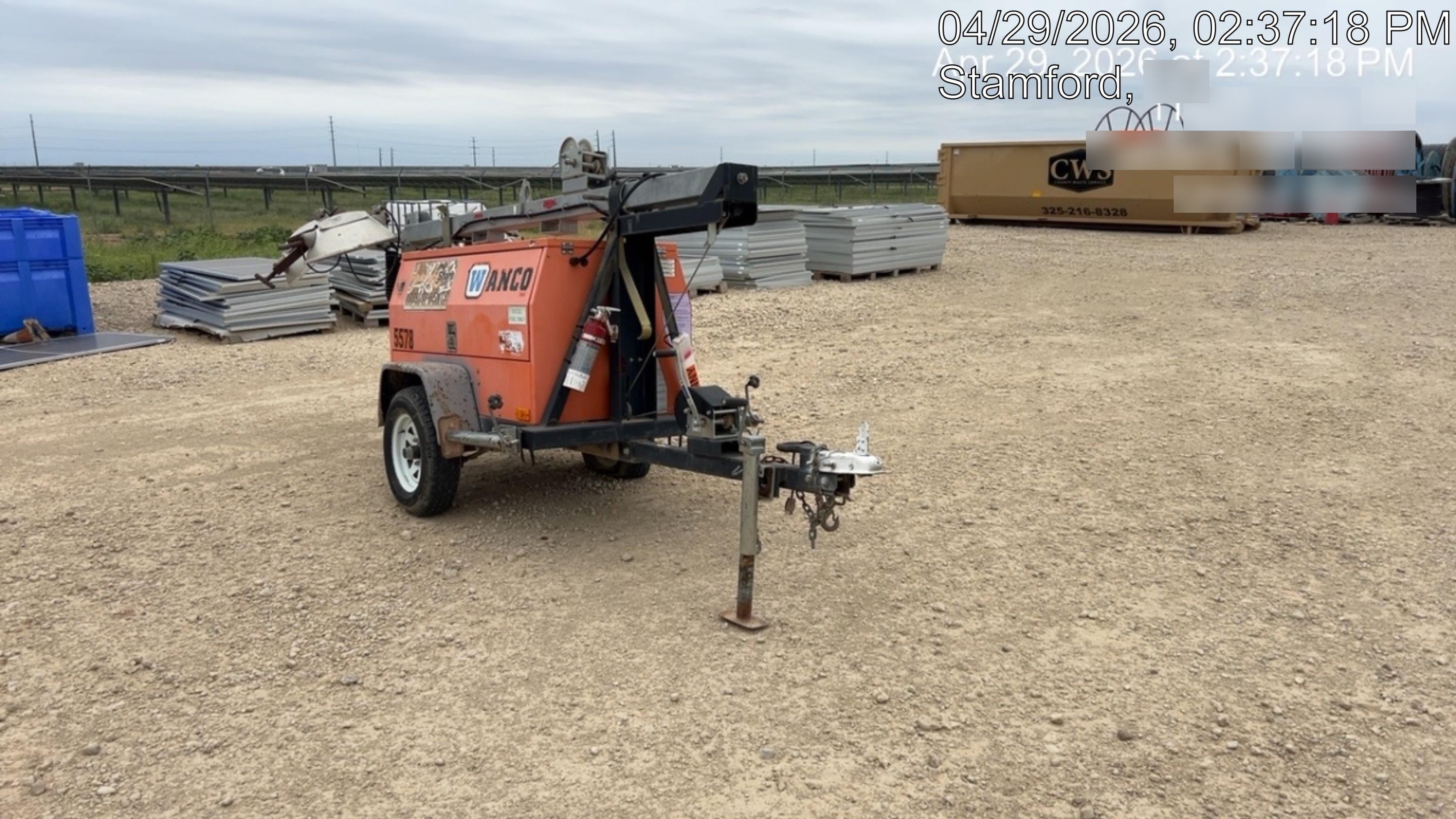 Wanco WLT-4M WANCO WLT-4M 6 kW Towable Light Generator