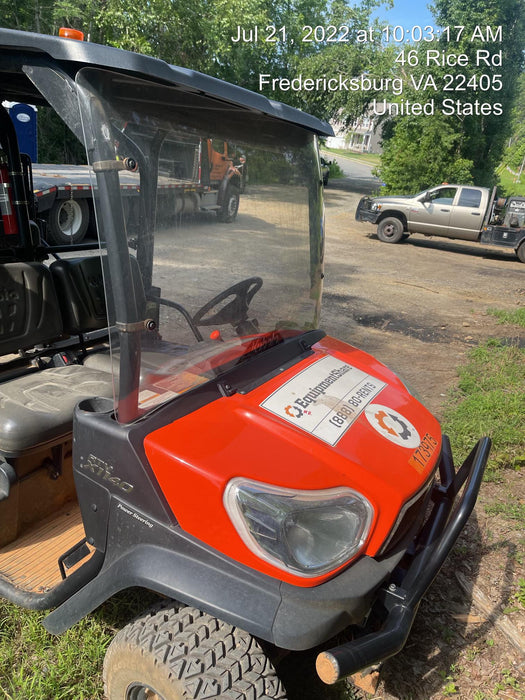2021 Kubota RTV-X1140W-H Plastic Canopy, Windshield Acrylic Clear, LED Strobe Light, Wire Harness Kit, Back up Alarm