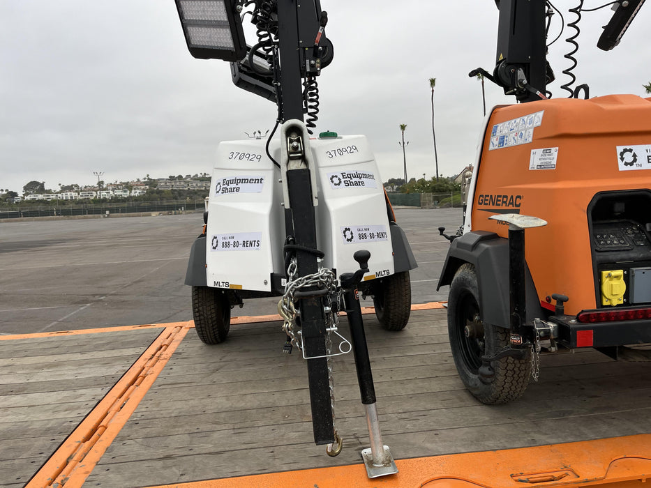 2023 Generac MLT2 Diesel, Flex Switch 120V Input, Powerzone Controller, 
(4) 320W LED Lights, 4kW Generator, 39.9 Gal Fuel Tank, 2" Ball, T3