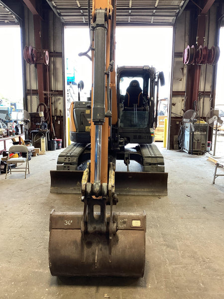 2018 Case CX80C CLOSED CAB, A/C, RUBBER TRACKS PADS, 7'-2" ARM