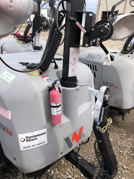 2019 Wacker Neuson LTV6L-MH Wacker Neuson LTV6L Mobile Light Tower w/Fuel Level Sensor Installed
