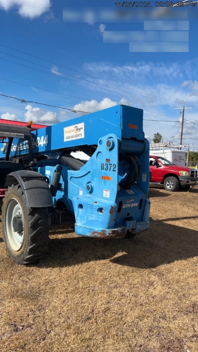 2018 Genie GTH-844 Genie GTH-844D w/Open ROPS, FF Tires, Work Light/Beacon, 60" Carriage and Forks