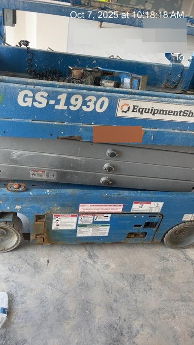 2019 Genie GS-1930 Fixed Rails with Chain Entry