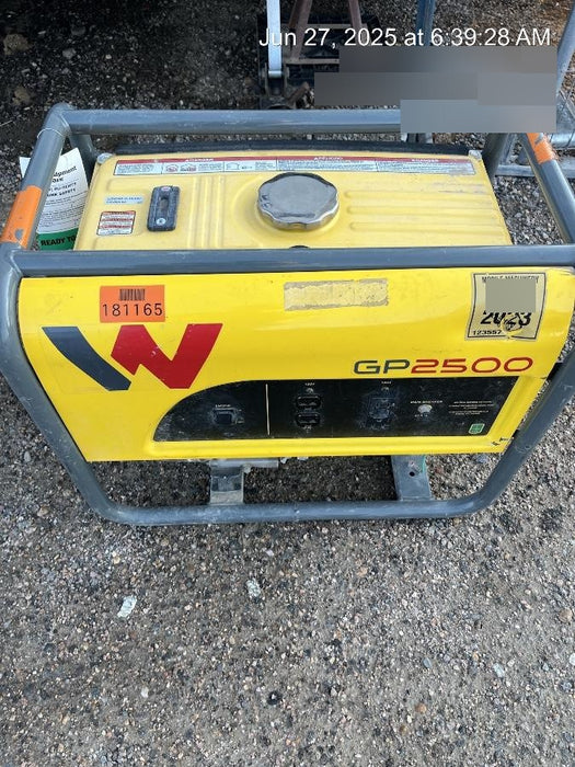 2021 WACKER NEUSON GP2500A