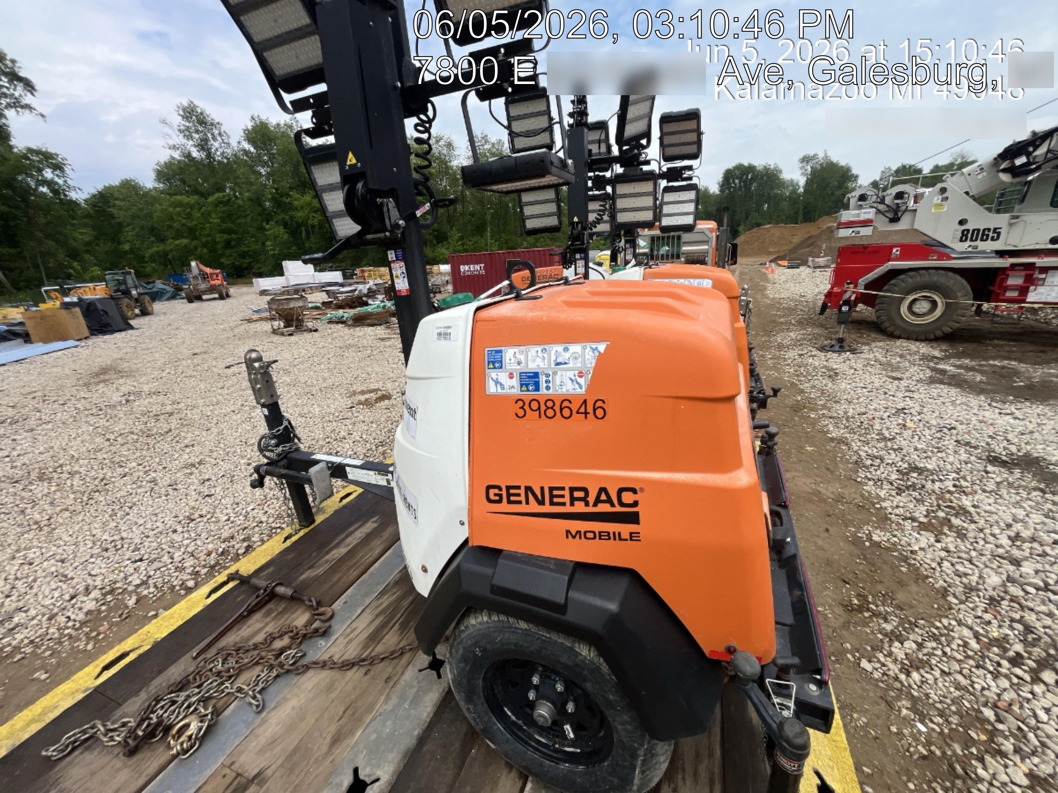 2024 Generac MLT2 Diesel, Flex Switch 120V Input, Powerzone Controller, 
(4) 320W LED Lights, 4kW Generator, 39.9 Gal Fuel Tank, 2" Ball, T3