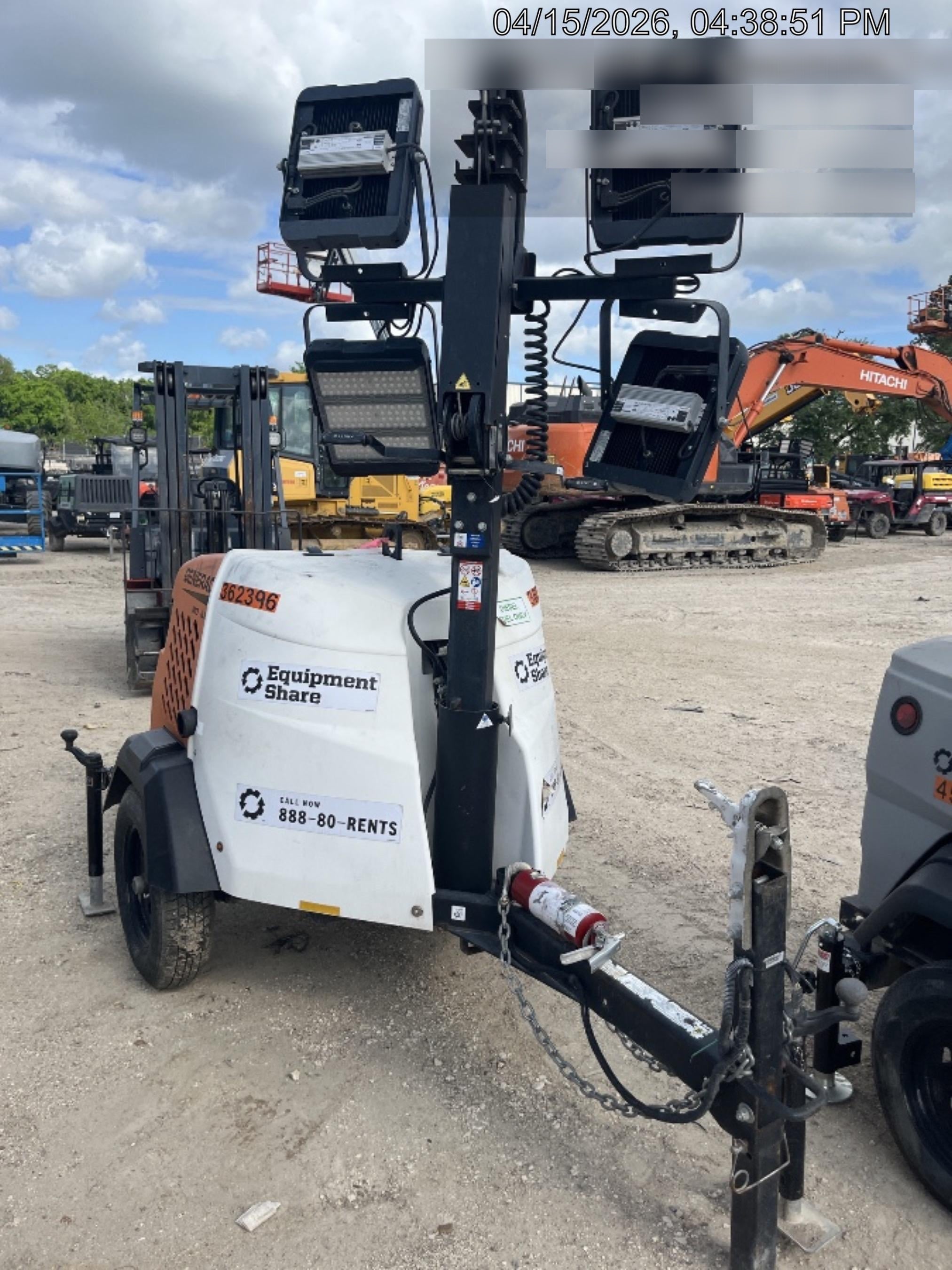 2023 Generac MLT2 Diesel, Flex Switch 120V Input, Powerzone Controller, 
(4) 320W LED Lights, 4kW Generator, 39.9 Gal Fuel Tank, 2" Ball, T3
