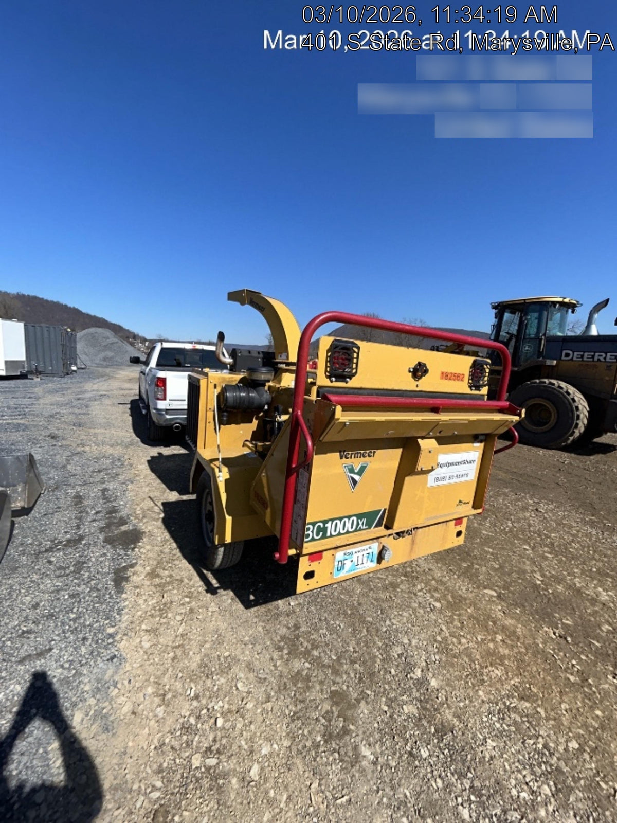 2021 VERMEER BC1000XL Diesel