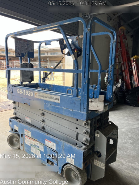 2019 Genie GS-1930 Fixed Rails with Chain Entry