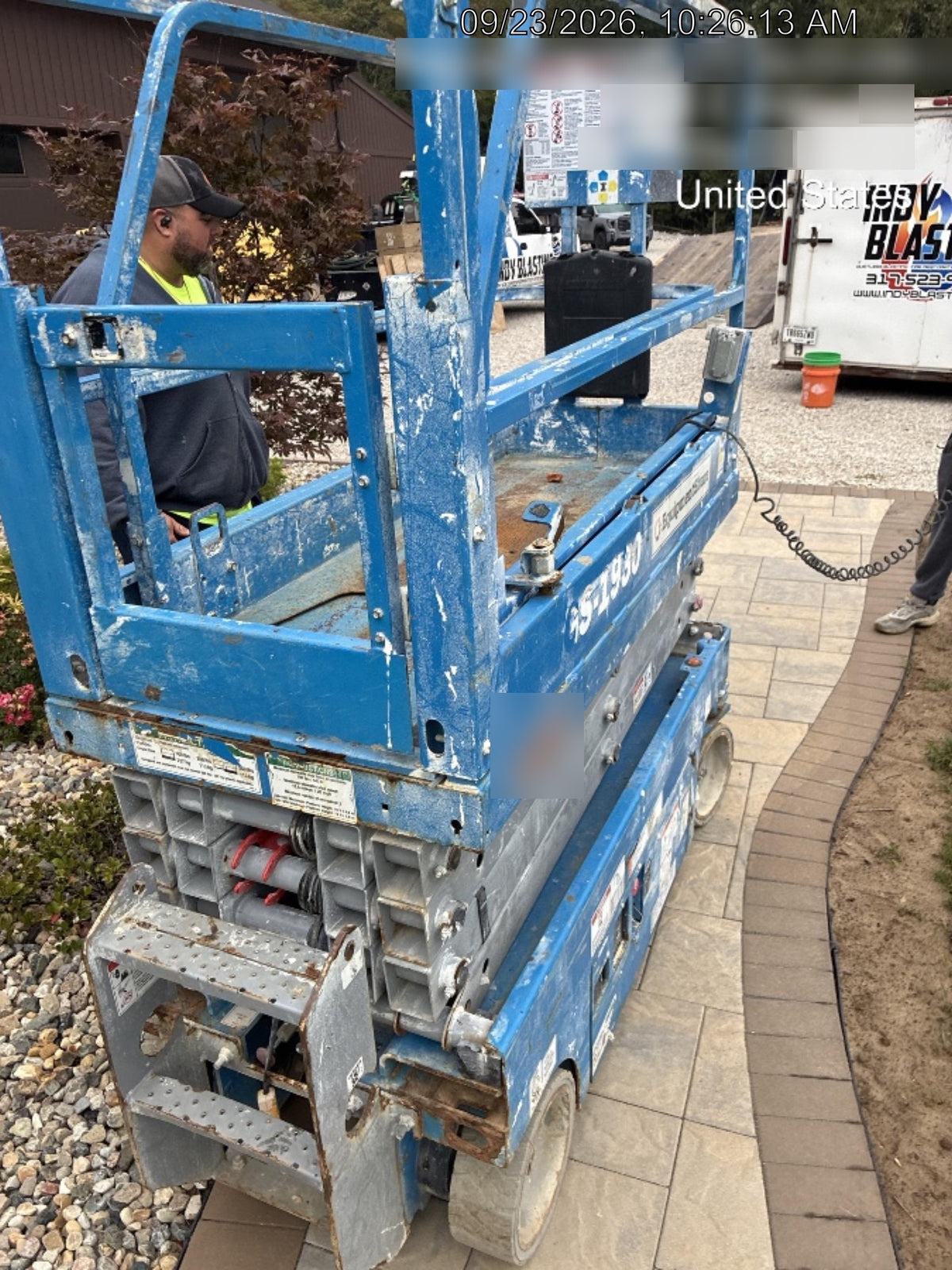 2020 Genie GS-1930 Solid Non Marking Tires, Beacon, Folding rails with half height swing gate