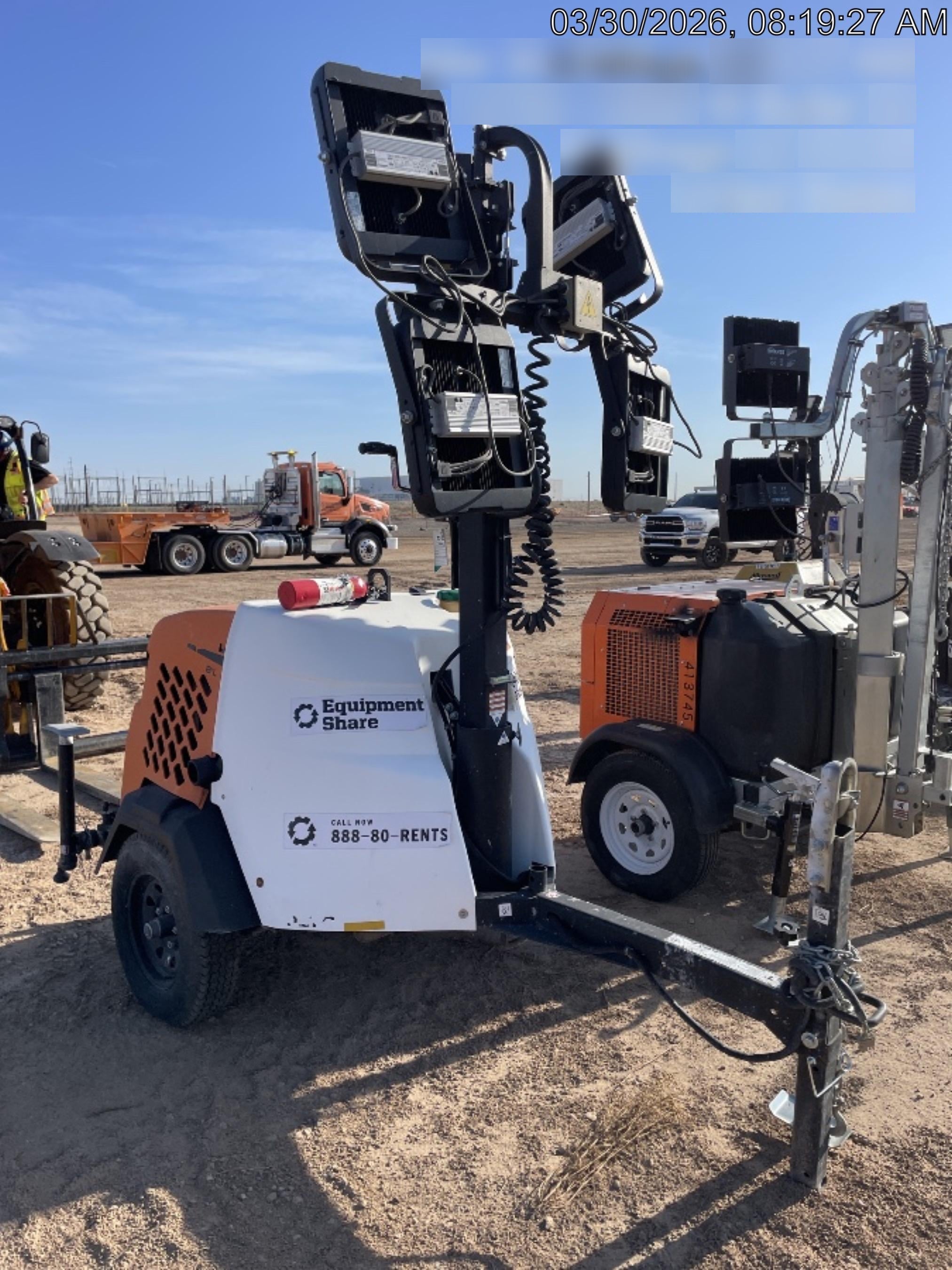 2023 Generac MLT2 Diesel, Flex Switch 120V Input, Powerzone Controller, 
(4) 320W LED Lights, 4kW Generator, 39.9 Gal Fuel Tank, 2" Ball, T3