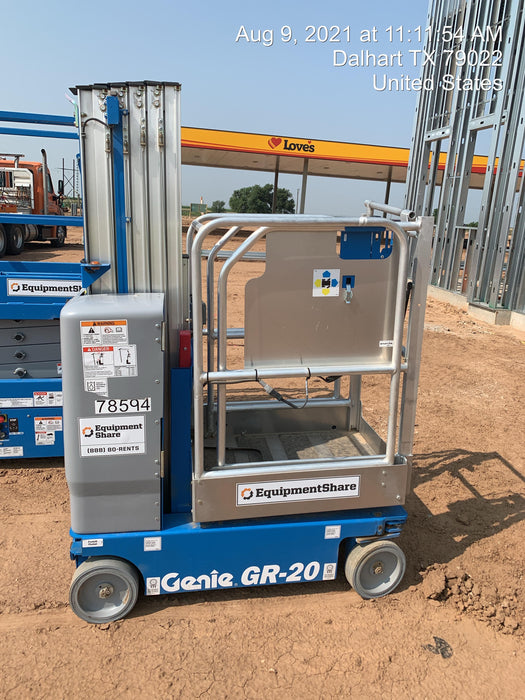 2020 GENIE GR-20