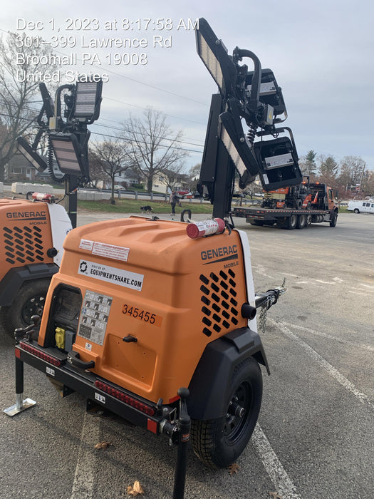 2023 Generac MLT2 Diesel, Flex Switch 120V Input, Powerzone Controller, (4) 320W LED Lights, 4kW Generator, 39.9 Gal Fuel Tank, 2" Ball, T3
