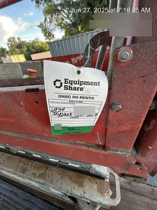 2018 SKYJACK SJIII-3219