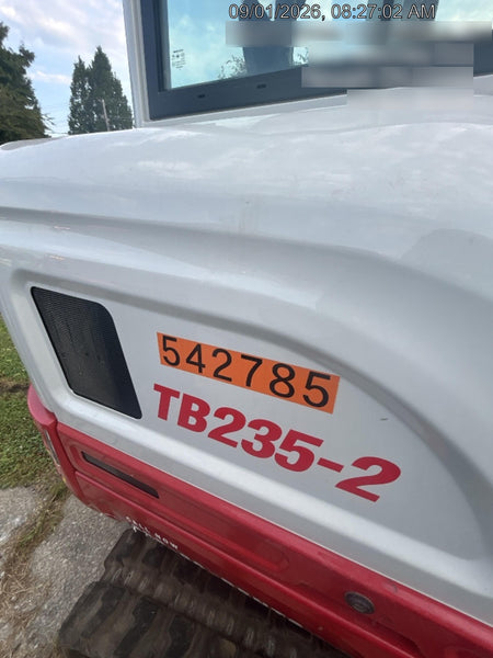 2025 TAKEUCHI TB235-2CR