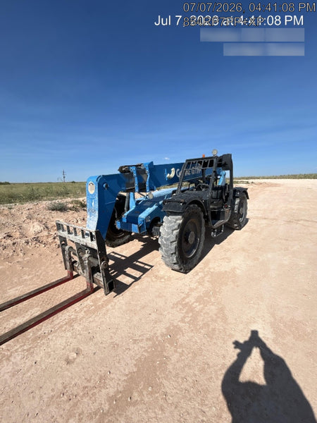 2018 Genie GTH-636 Genie GTH-636 w/Open ROPS, Solid Tires, Work Light/Beacon, 48" Carriage and Forks