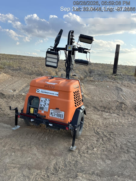 2024 Generac MLT2 Diesel, Flex Switch 120V Input, Powerzone Controller, 
(4) 320W LED Lights, 4kW Generator, 39.9 Gal Fuel Tank, 2" Ball, T3