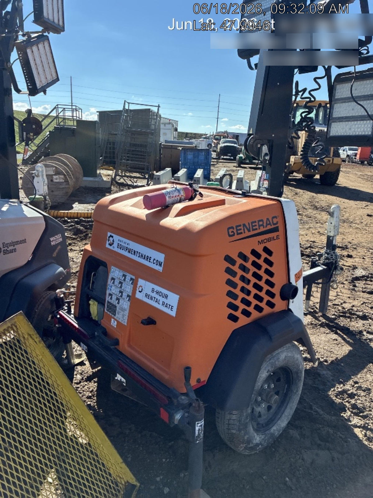 2023 Generac MLT2 Diesel, Flex Switch 120V Input, Powerzone Controller, (4) 320W LED Lights, 4kW Generator, 39.9 Gal Fuel Tank, 2" Ball, T3