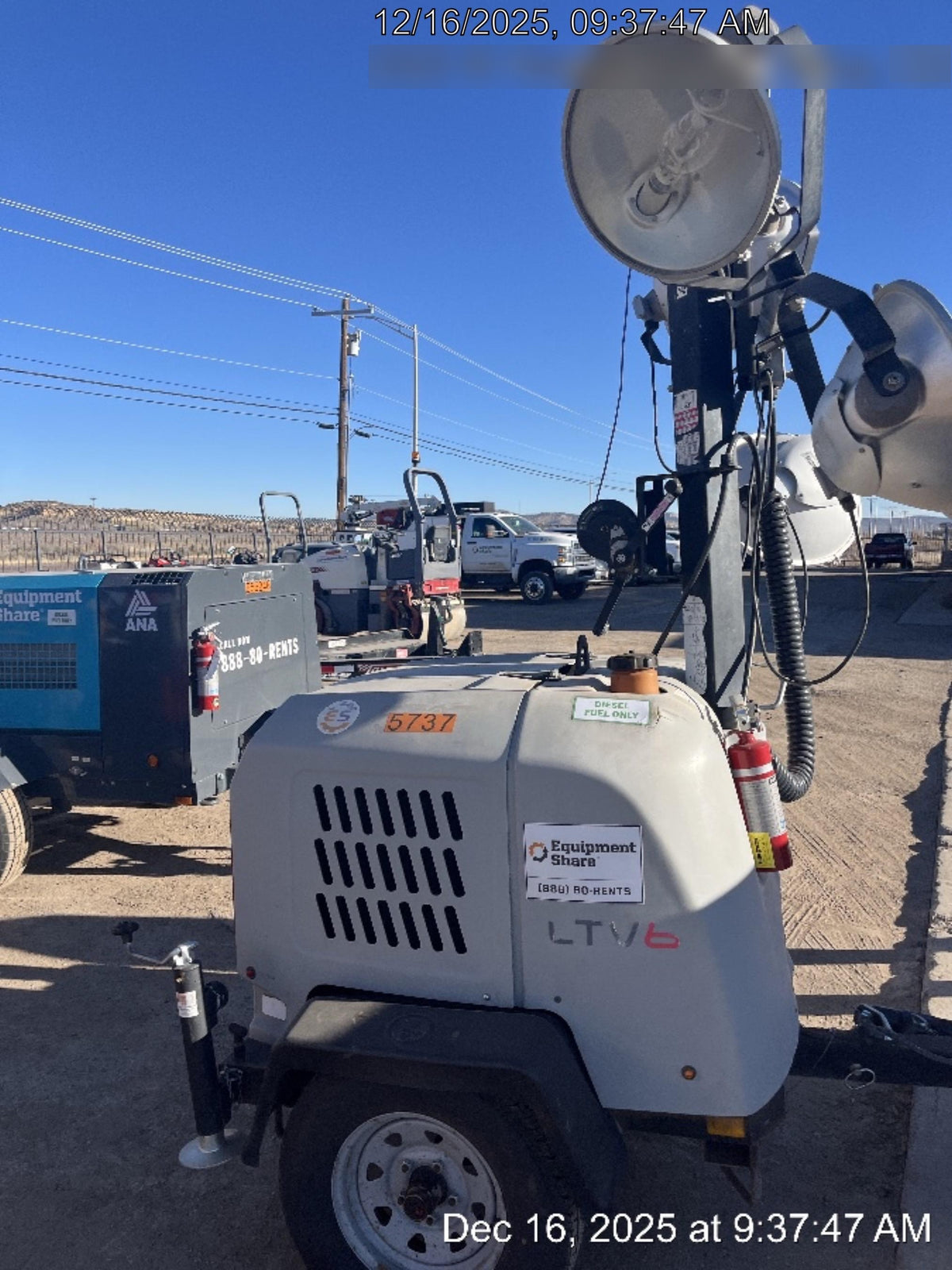 2017 Wacker Neuson LTV6L-MH Wacker Neuson Light Tower