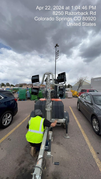 2023 Wanco WLTT-4MM4K Diesel, Deep Sea Controller, Shore Power Plug, Auto Start, (4) 350W LED Floodlights, 4kW Generator, 60 Gal Fuel Tank, 2" Ball, T3