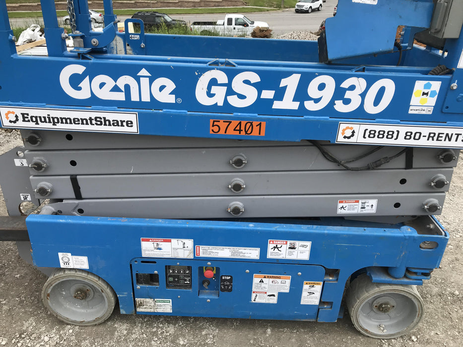 2016 Genie GS-1930 Standard Rental Specs