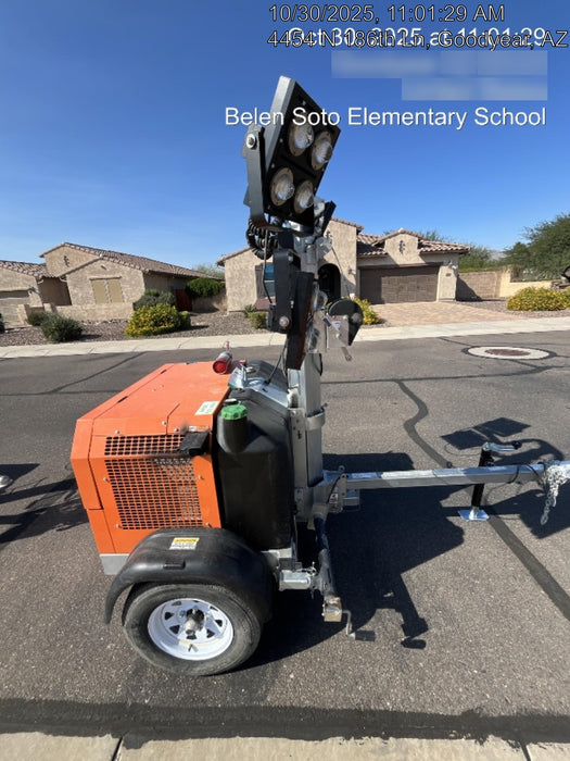 2024 Wanco WLTT-4MM4K Diesel, Deep Sea Controller, Shore Power Plug, Auto Start, (4) 350W LED Floodlights, 4kW Generator, 60 Gal Fuel Tank, 2" Ball, T3