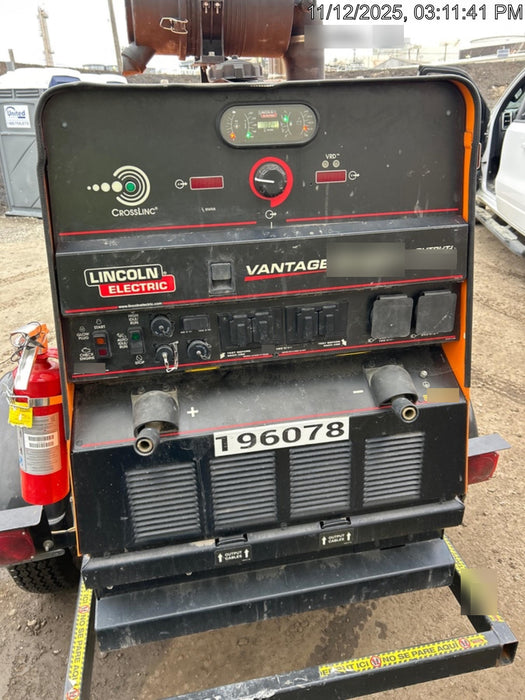 2021 Lincoln Electric Vantage 549X Ready Pak 3, ORANGE (includes trailer, cable rack, fender light kit)