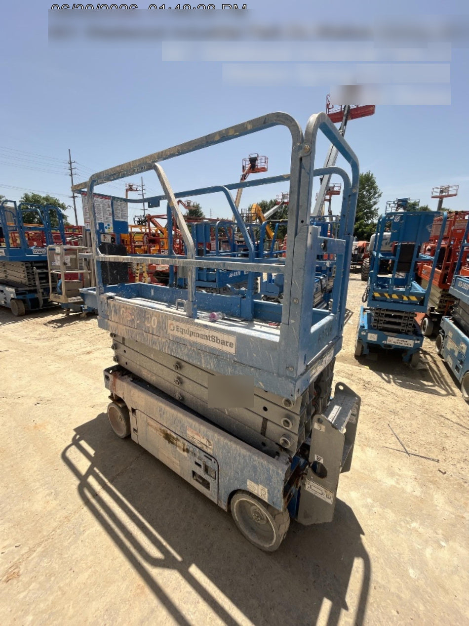 2020 Genie GS-1930 Solid Non Marking Tires, Beacon, Folding rails with half height swing gate