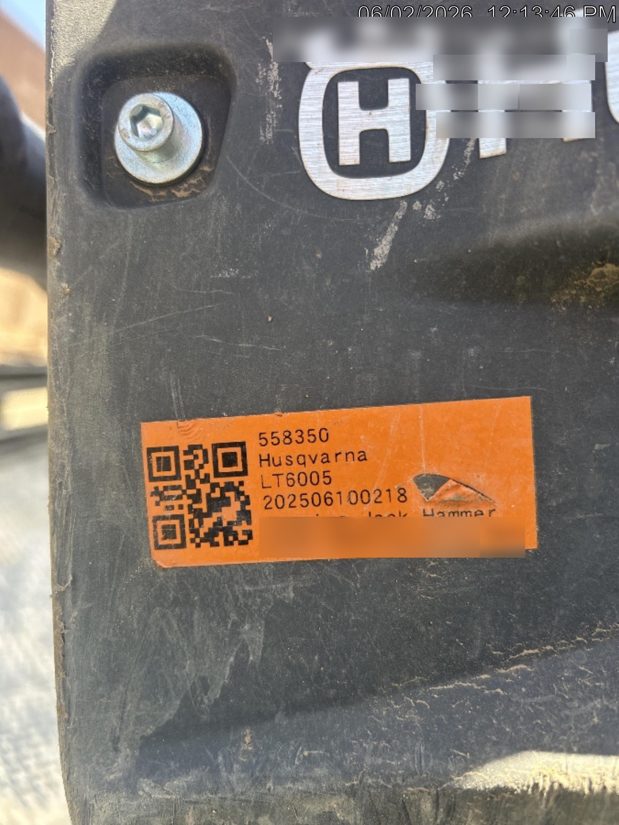 2025 HUSQVARNA LT6005