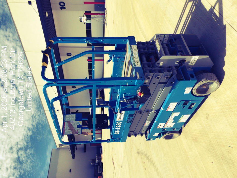 2019 Genie GS-1930 Fixed Rails with Chain Entry