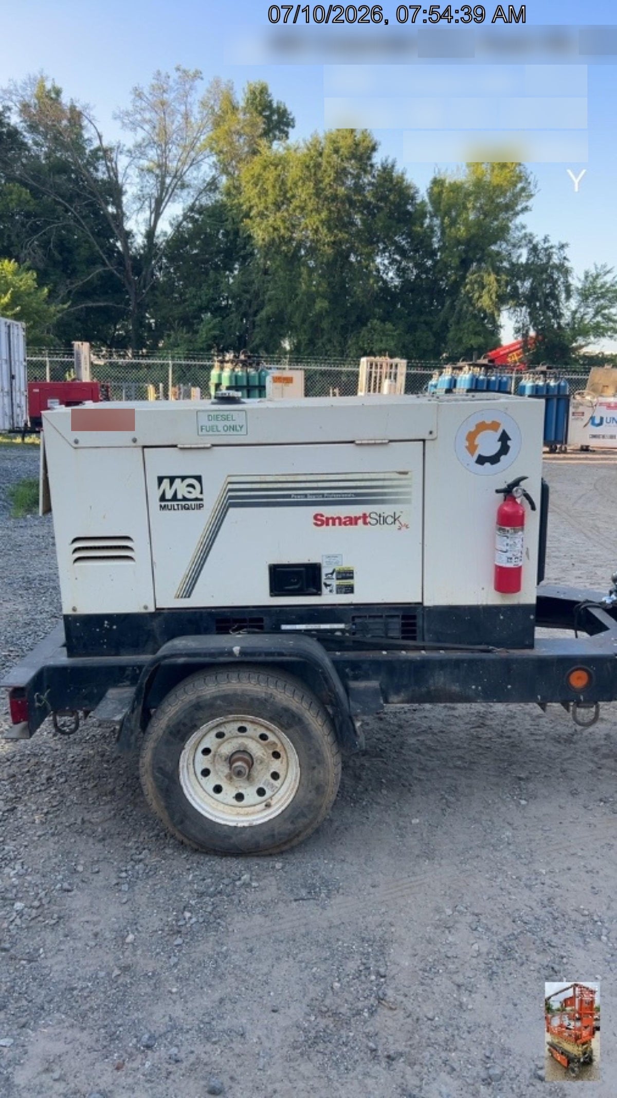 2019 Multiquip DLW400ESA4 Dual Pack, Trailer Mounted