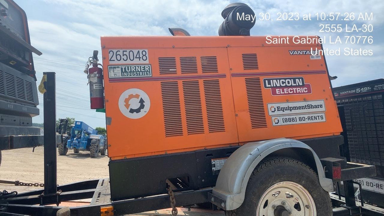 2022 Lincoln Electric Vantage 549X Crosslink Technology, Trailer Mounted, ES Decals, T3