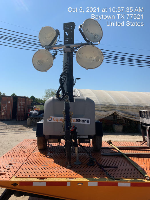 2018 Wacker Neuson LTV6L-MH Wacker Neuson LTV6L Mobile Light Tower w/Fuel Level Sensor Installed