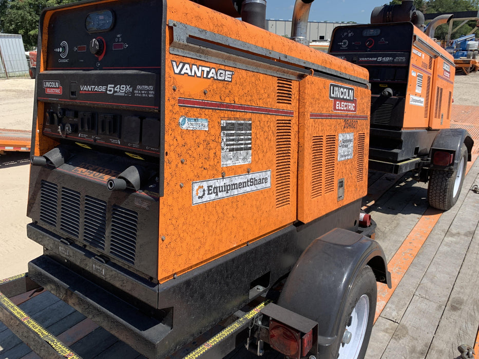 2022 Lincoln Electric Vantage 549X Crosslink Technology, Trailer Mounted, ES Decals, T3