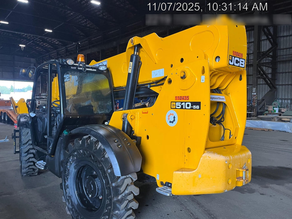 2020 JCB 510-56 Canopy, Solid Tires, Work Lights, Beacon, Aux Hydraulics, Back up Alarm, Lifting Eye, ES Decals