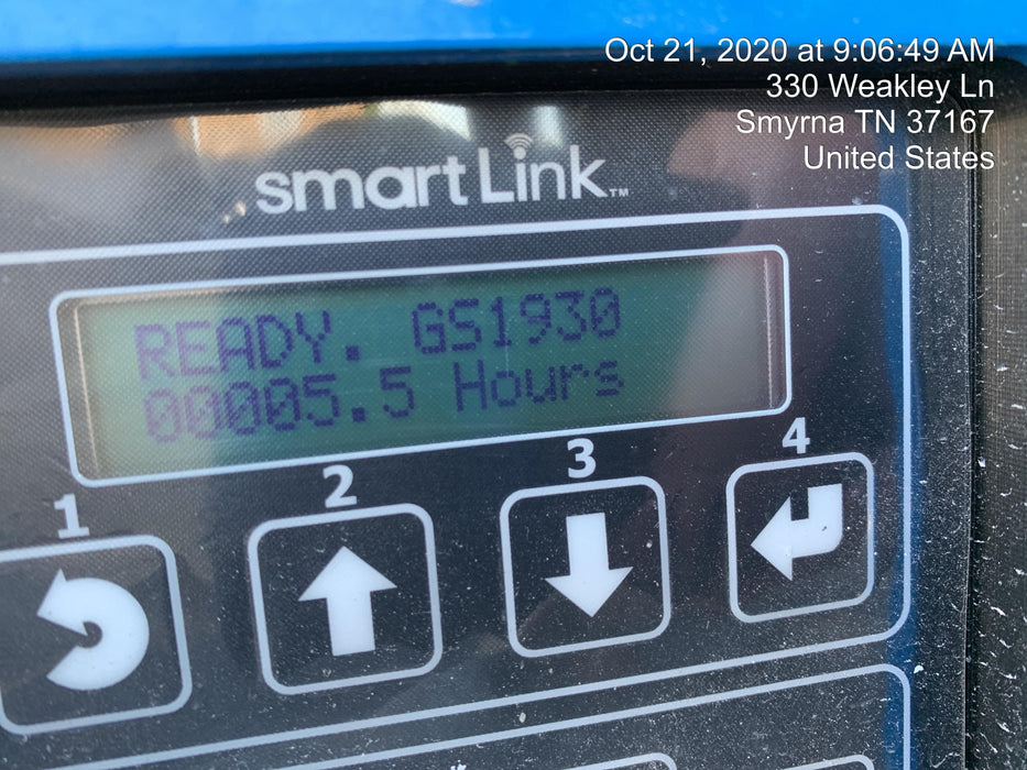 2020 Genie GS-1930 Solid Non Marking Tires, Beacon, Folding rails with half height swing gate