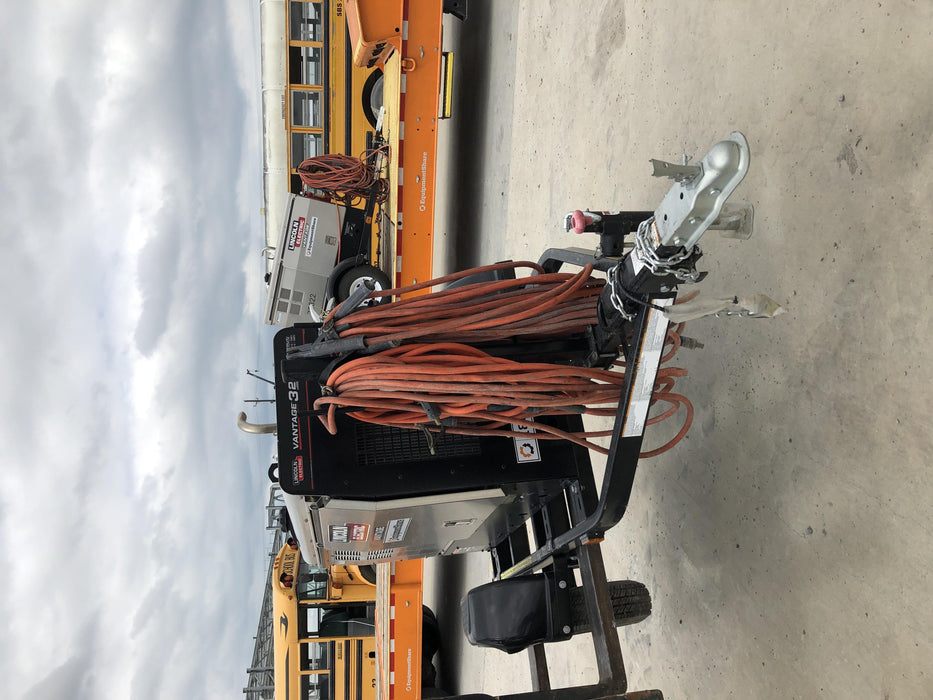 2020 Lincoln Electric Vantage 322 Welder Ready-Pak 3, w/ GPS & Decals (includes trailer, cable rack, fender light kit)