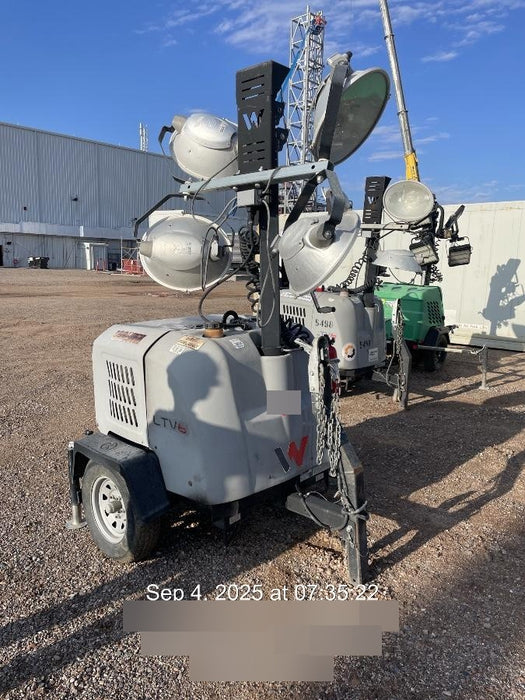 Wacker Neuson LTV6K-MH Wacker Neuson LTV6K Mobile Light Tower w/Fuel Level Sensor Installed