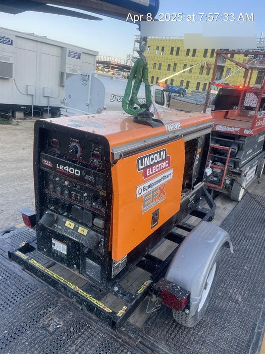 2022 Lincoln Electric LE400 Kubota V1505, Trlr, Cable Rack, Light Kit, ES Decals, T3