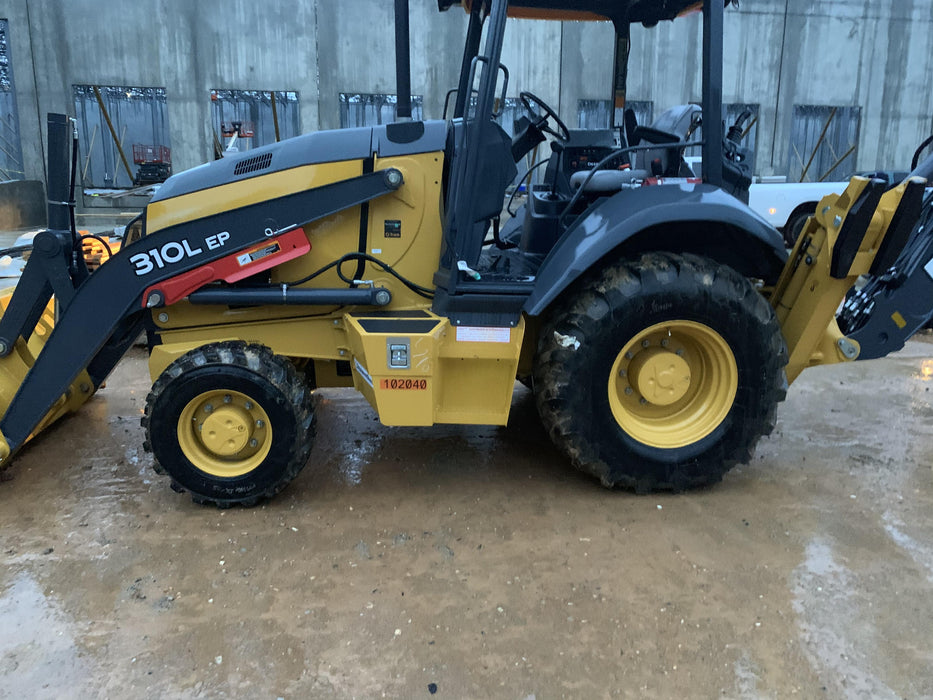 2020 John Deere 310LEP Canopy, 4WD, Standard Stick, Pilot Controls, 2 Way Hydraulics, TAG Manual QC