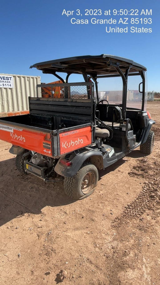 Kubota RTV-X1140W-H Plastic Canopy, Windshield Acrylic Clear, LED Strobe Light, Wire Harness Kit, Back up Alarm