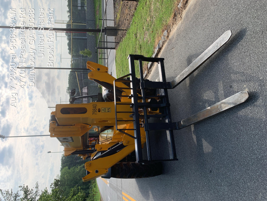 2020 JCB 510-56 Canopy, Solid Tires, Work Lights, Beacon, Aux Hydraulics, Back up Alarm, Lifting Eye, ES Decals