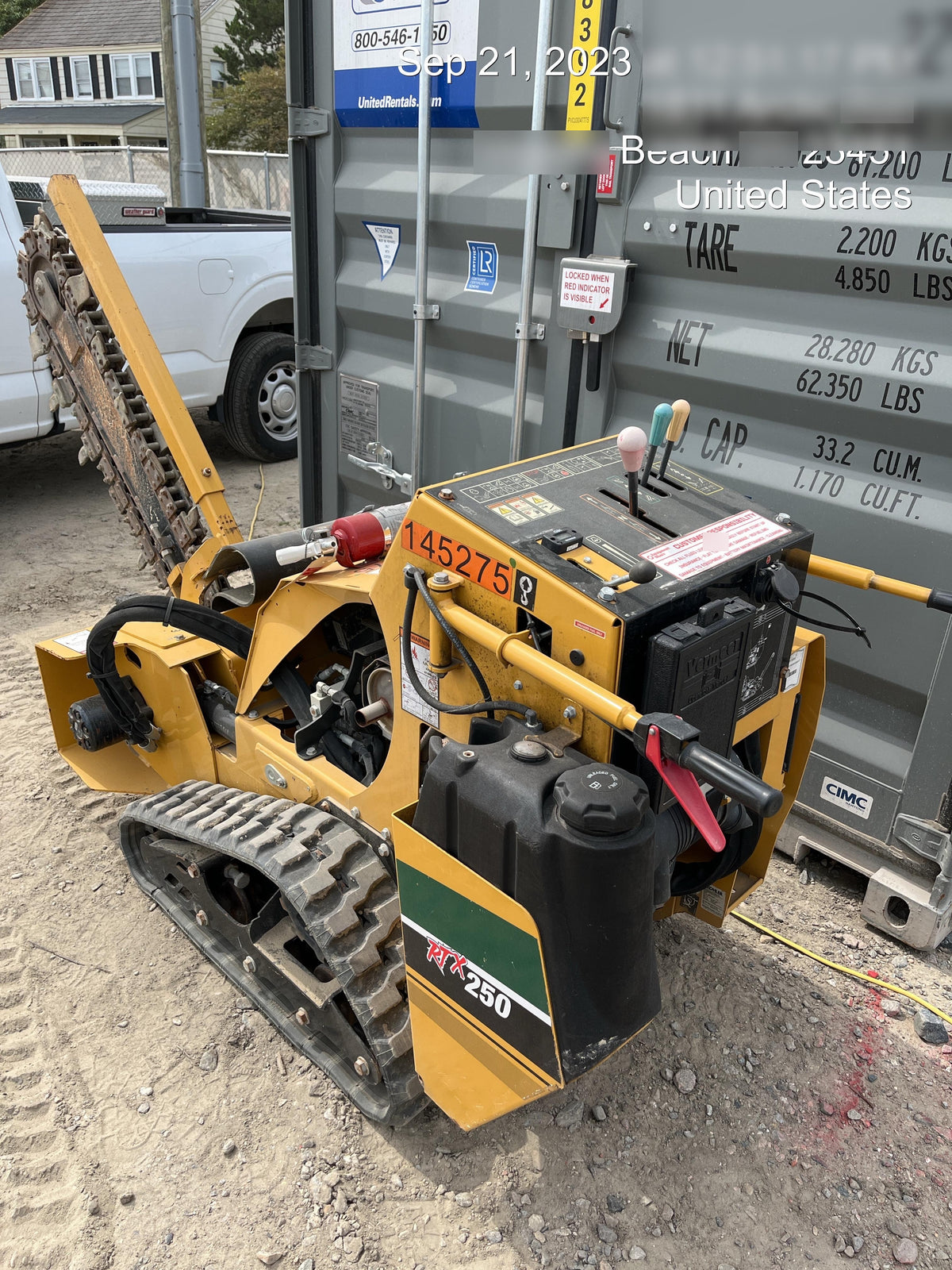 2021 VERMEER RTX250